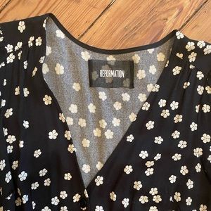 Reformation floral printed jumpsuit